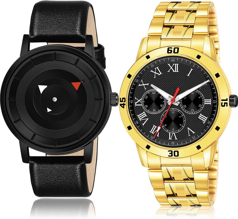 Analog Watch - For Men Modern Traditional 2 Watch Combo For Boys And Men - BM9-(73-S-21)