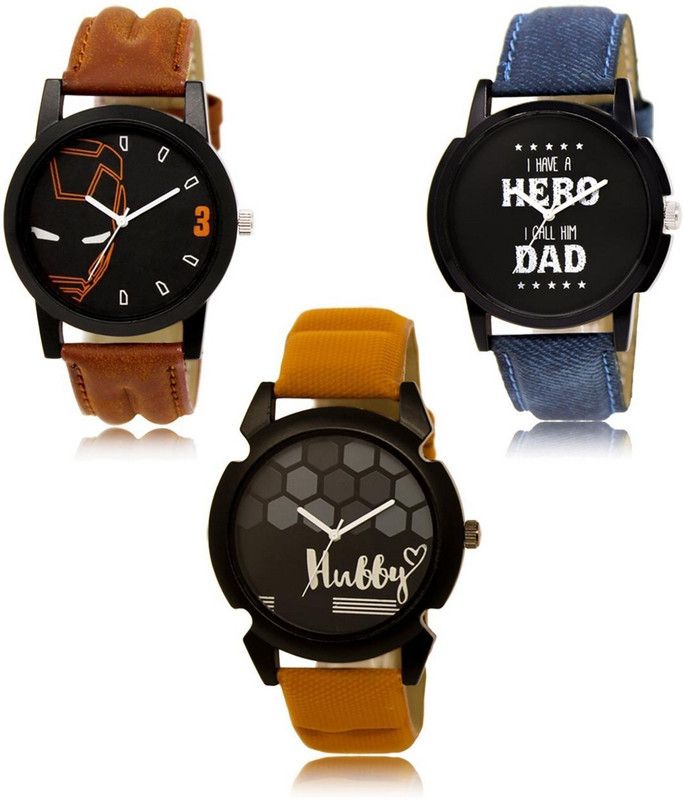 New latest Designer Combo of 3 Analog Watch - For Men LR-04-07-32