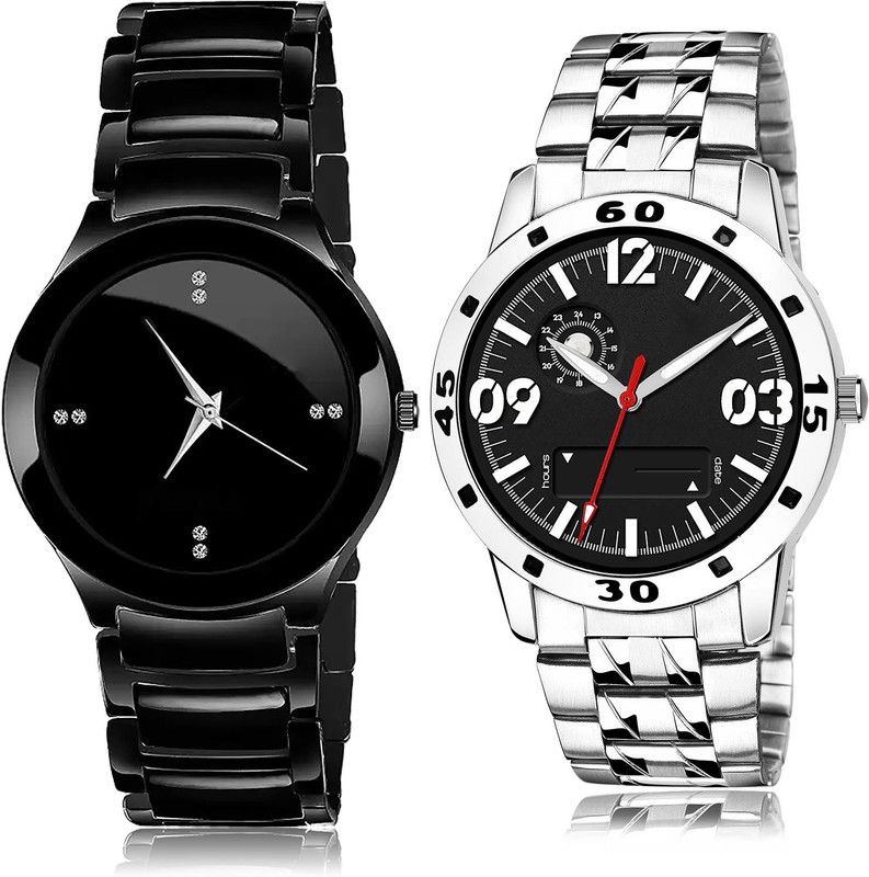 Analog Watch - For Men Contemporary Unique 2 Watch Combo For Boys And Men - B67-(20-S-19)