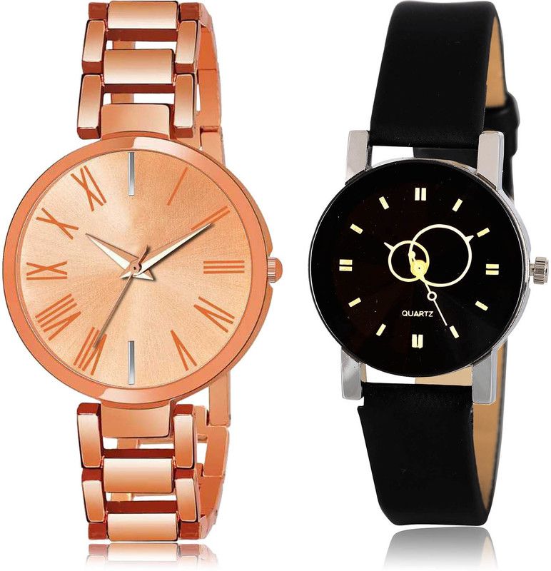 Analog Watch - For Girls Fashion 2 Watch Combo For Women And Girls - G614-G386