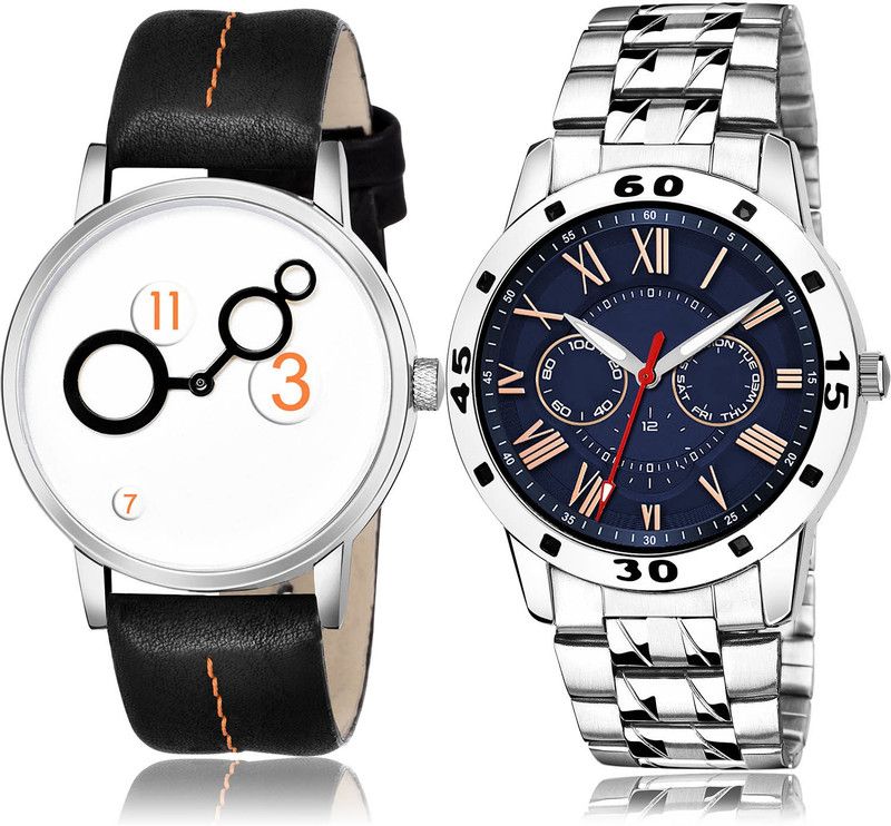 Analog Watch - For Men Modern Italian Designer 2 Watch Combo For Boys And Men - BM13-(62-S-19)