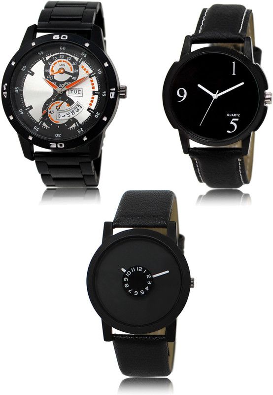 New latest Designer Combo of 3 Analog Watch - For Men 107-06-25