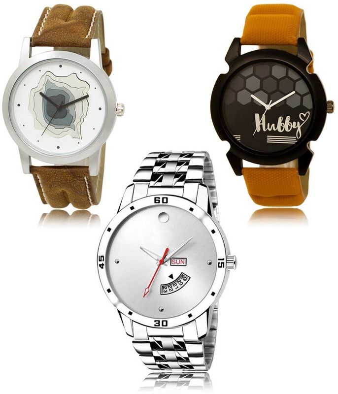New latest Designer Combo of 3 Analog Watch - For Men -09-32-103