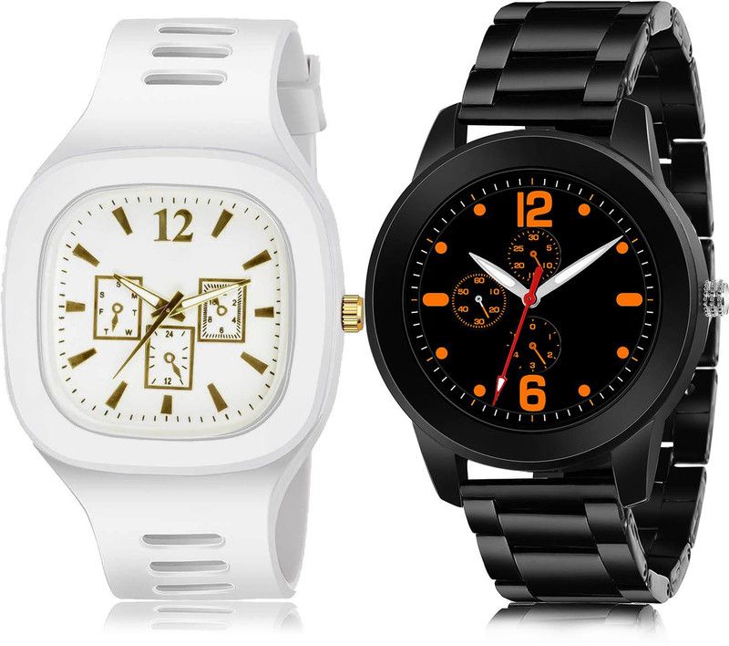 Analog Watch - For Men Treading Party Wedding 2 Watch Combo For Boys And Men - BC49-(70-S-20)