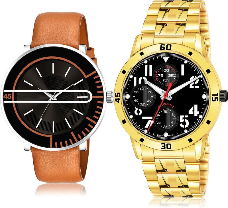 Analog Watch - For Men Best Exclusive 2 Watch Combo For Boys And Men - BL46.71-(51-S-21)