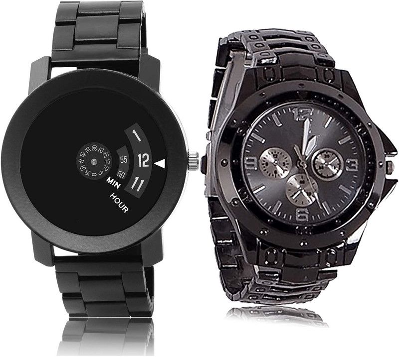 Analog Watch - For Men Modern Heart Speedometer And Chain Combo Watch For Boys And Men - BO48-B70
