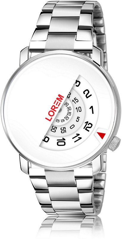 Analog Watch - For Men White Circle hands New OE-LR106