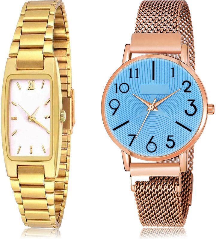 Analog Watch - For Women Modern Fashionable 2 Watch Combo For Women And Girls - GCPL36-GW61
