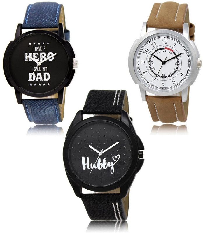 New latest Designer Combo of 3 Analog Watch - For Men LR-07-17-31