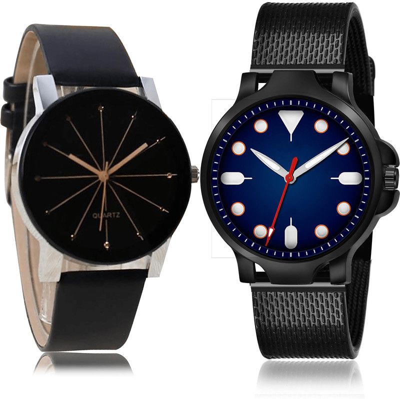 Analog Watch - For Men Modern Quartz 2 Watch Combo For Boys And Men - B51-(65-S-10)