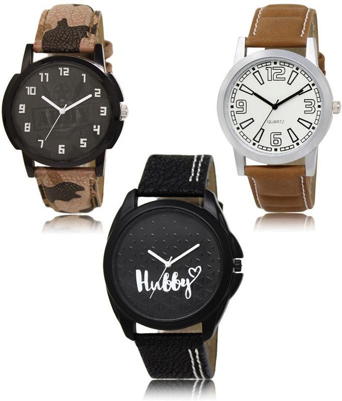 New latest Designer Combo of 3 Analog Watch - For Men LR-03-15-31