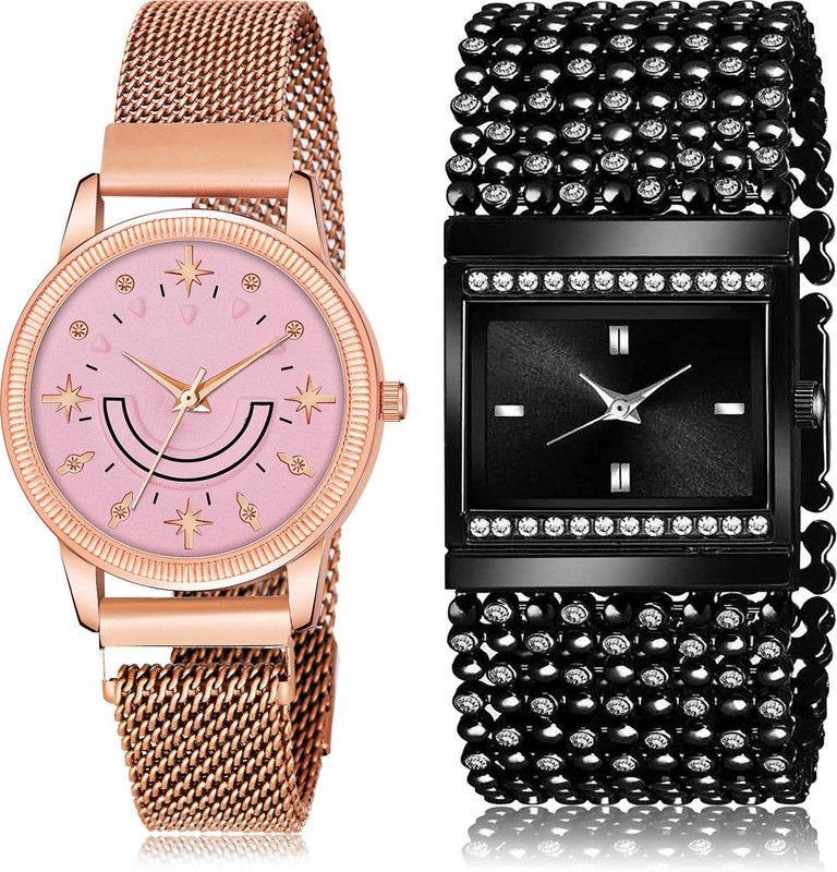 Analog Watch - For Women Brand New Tread 2 Watch Combo For Women And Girls - GW72-G587