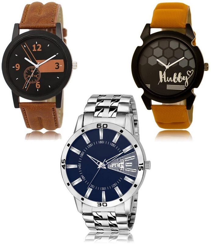 New latest Designer Combo of 3 Analog Watch - For Men LR-01-32-102
