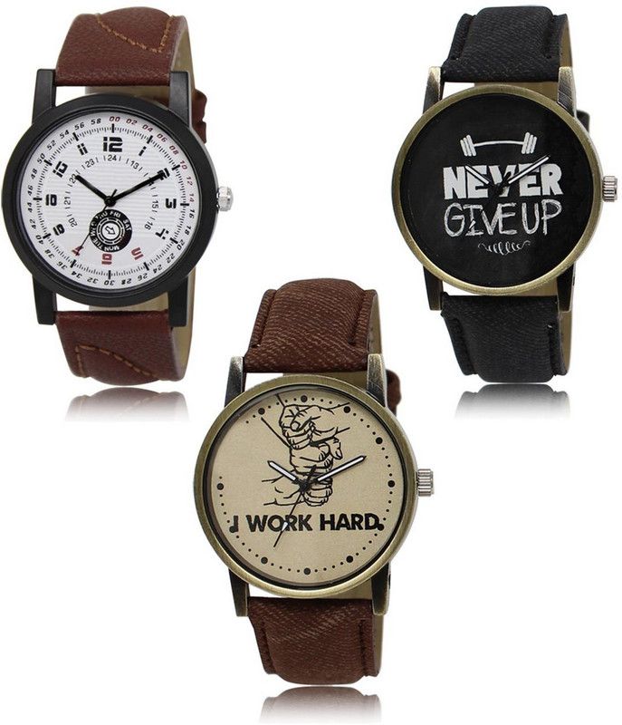 New latest Designer Combo of 3 Analog Watch - For Men LR-11-27-29