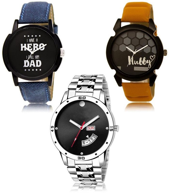 New latest Designer Combo of 3 Analog Watch - For Men LR-07-32-104