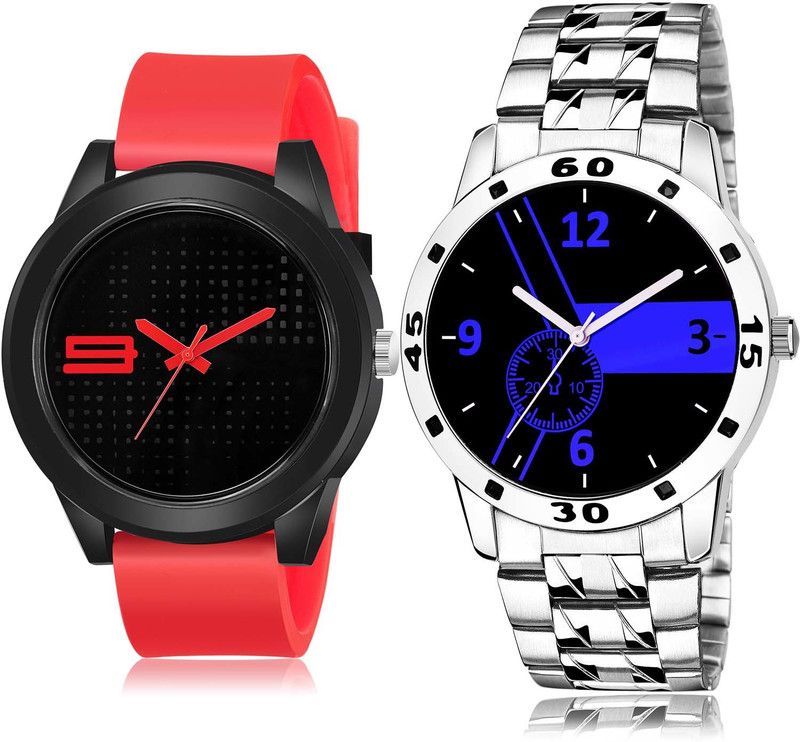 combo watch Analog Watch - For Men Classical Italian Designer Sports And Chain Watch Combo Watch For Boys And Men - BM107-B790