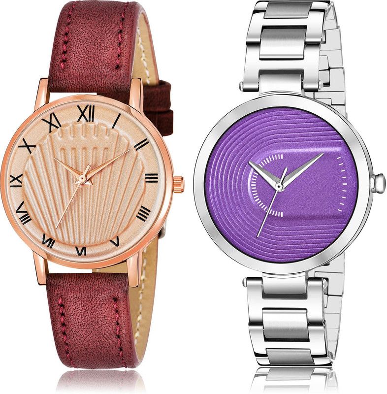 Analog Watch - For Girls Brand New Quartz 2 Watch Combo For Women And Girls - GW48-GM222