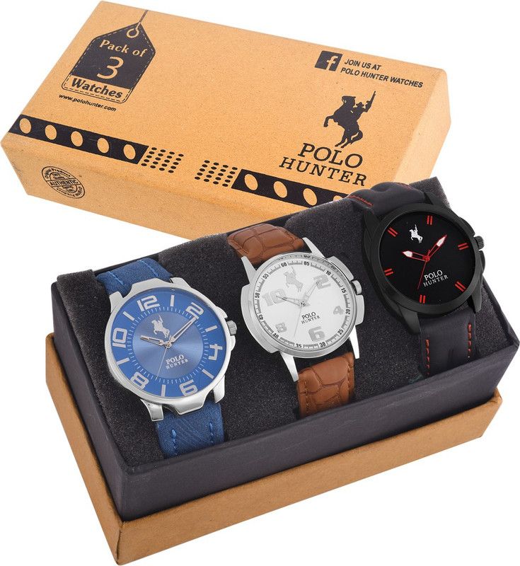 Analog Watch - For Men 513114 Combo Of 3 Elegant