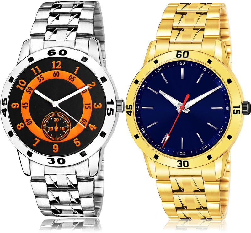 Analog Watch - For Men Modish Valentine 2 Watch Combo For Boys And Men - B849-(54-S-21)