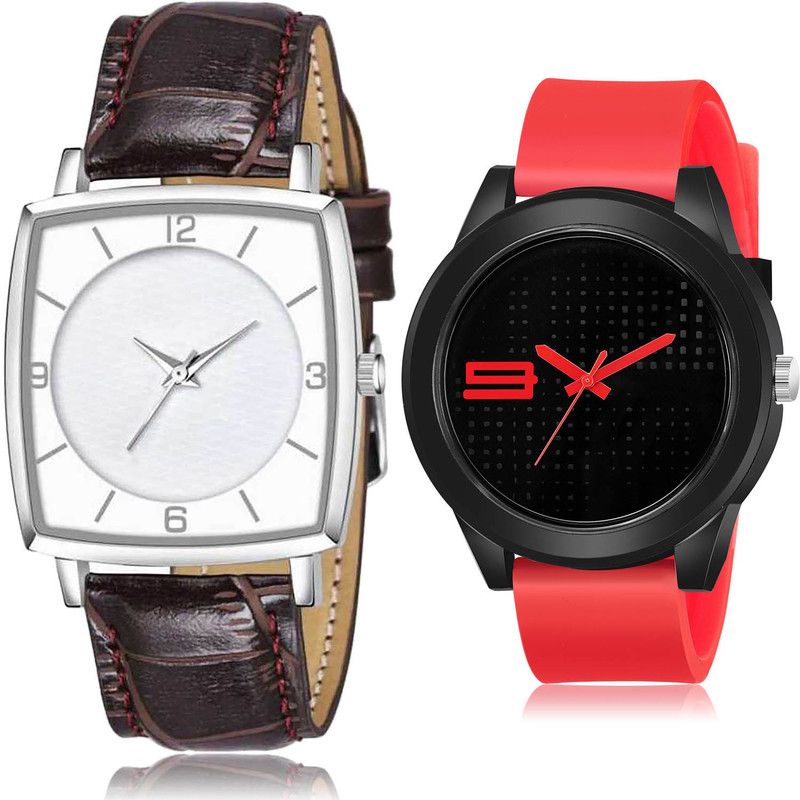 Analog Watch - For Men Contemporary Unique 2 Watch Combo For Boys And Men - BW504-BM107