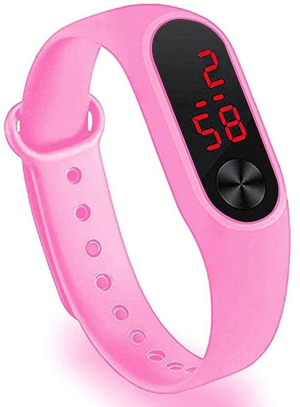 Digital Watch - For Boys & Girls Slim Digital Led Bracelet Band Watch for Boys and Girls