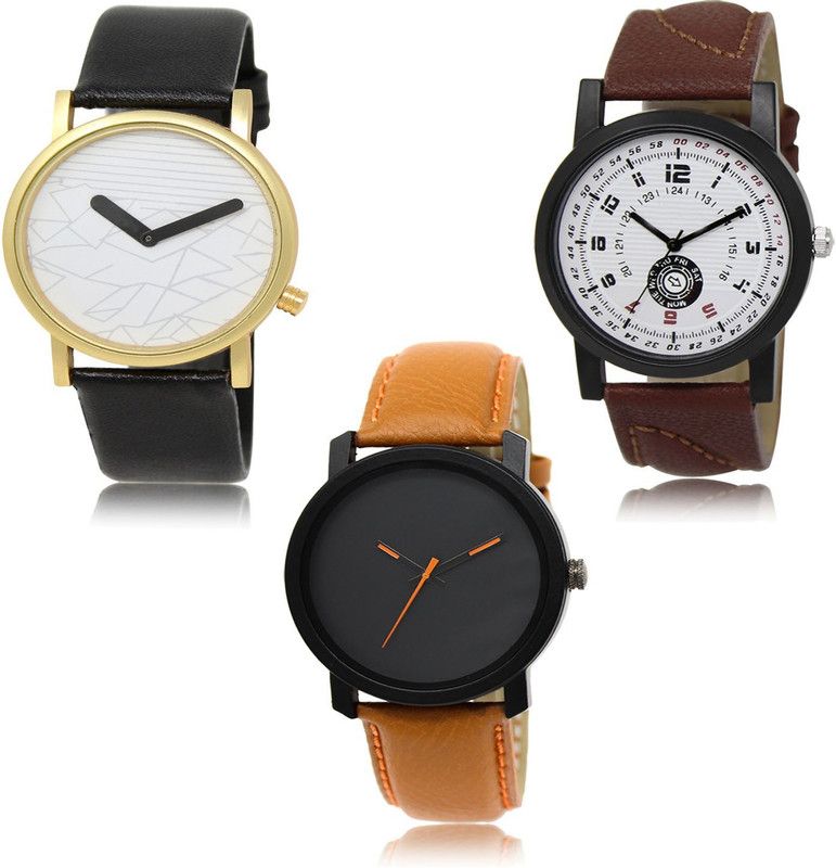New latest Designer Combo of 3 Analog Watch - For Men LR37-LR11-LR20