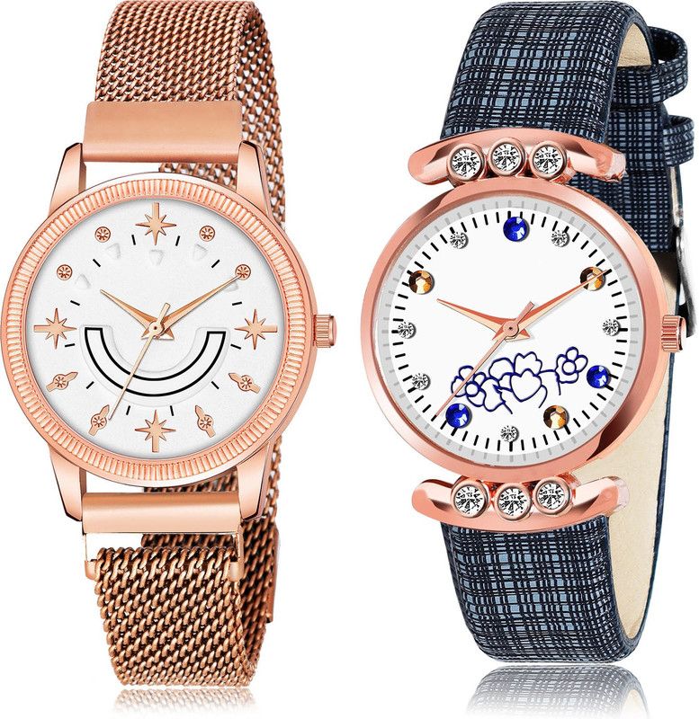 Analog Watch - For Women Brand New Model 2 Watch Combo For Women And Girls - GW70-GW4