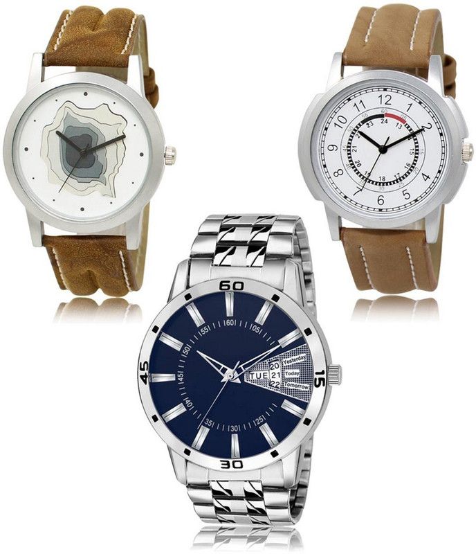 New latest Designer Combo of 3 Analog Watch - For Men LR-09-17-102