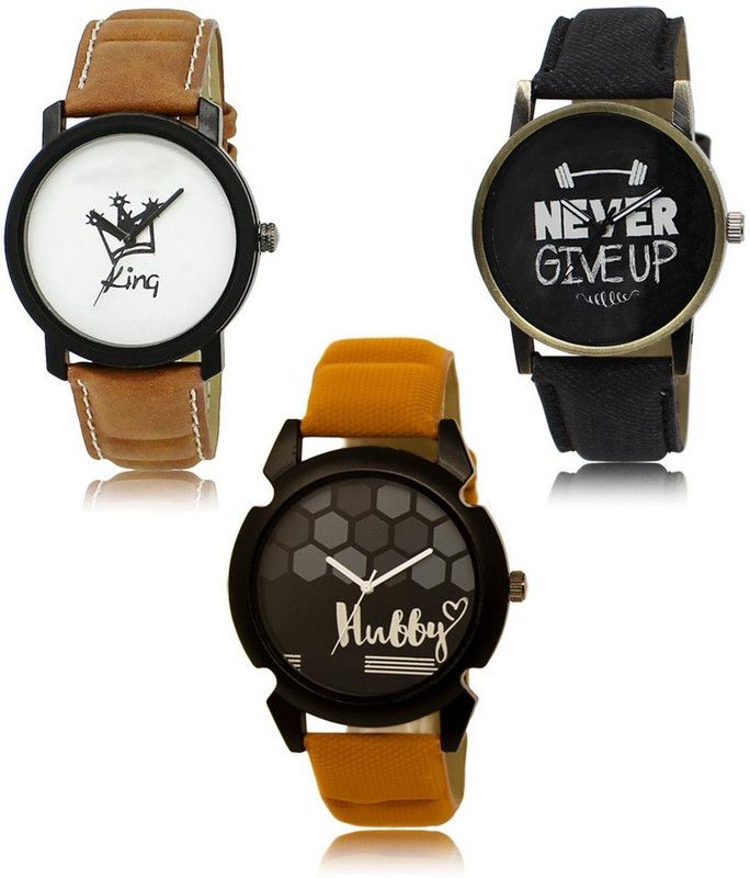 New latest Designer Combo of 3 Analog Watch - For Men LR-18-27-32