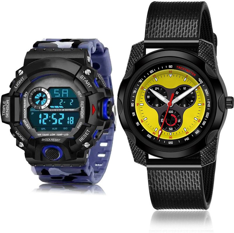 Analog Watch - For Men Best High Quality 2 Watch Combo For Boys And Men - BC19-(27-S-10)