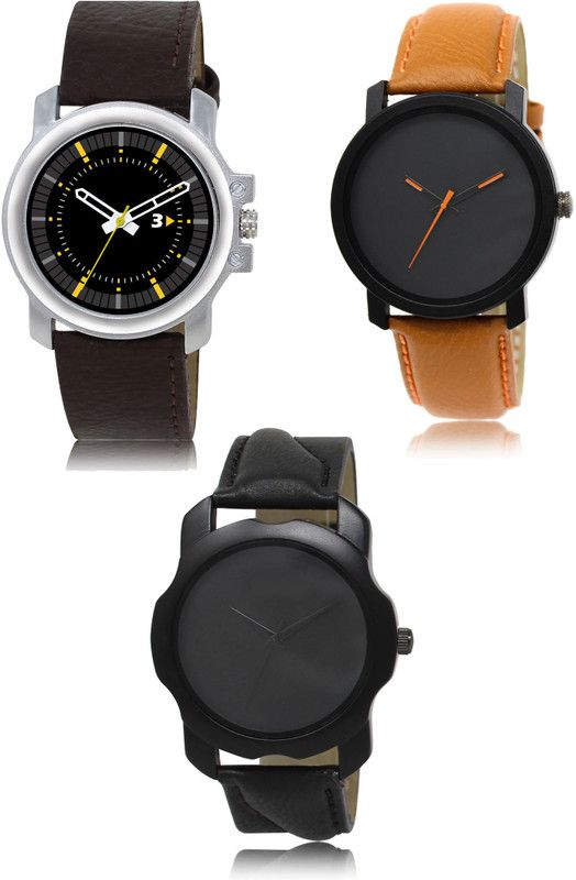 New latest Designer Combo of 3 Analog Watch - For Men 44-20-22