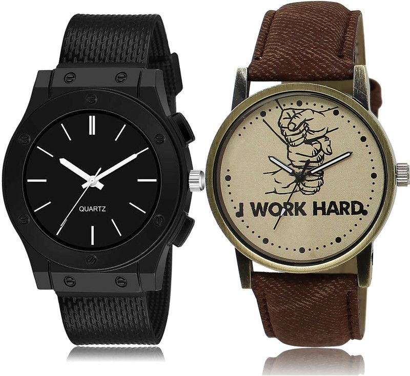 Analog Watch - For Men Latest Casual 2 Watch Combo For Boys And Men - BW505-BL46.29