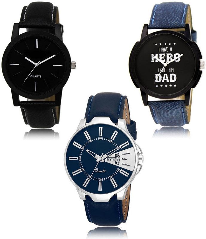 New latest Designer Combo of 3 Analog Watch - For Men LR-05-07-23