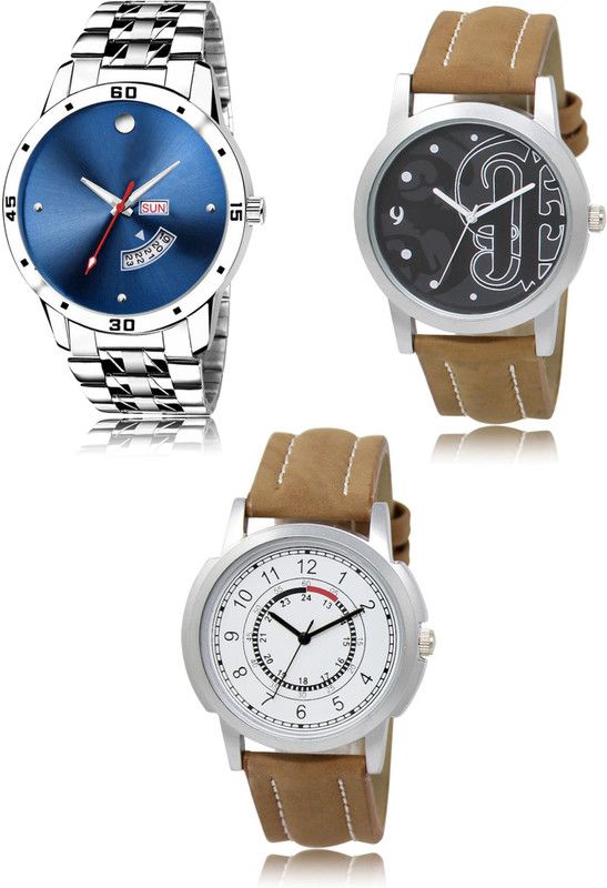 New latest Designer Combo of 3 Analog Watch - For Men 105-14-17