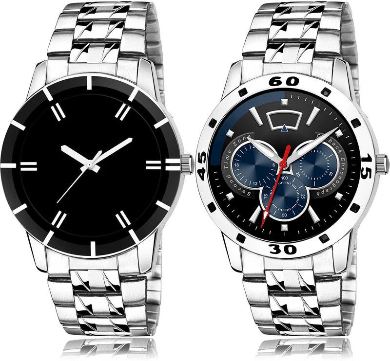 Analog Watch - For Men Classical Fashionable 2 Watch Combo For Boys And Men - BCPL1-(61-S-19)
