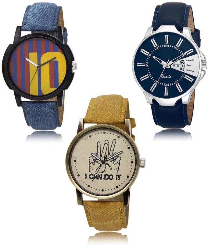 New latest Designer Combo of 3 Analog Watch - For Men LR-10-23-30