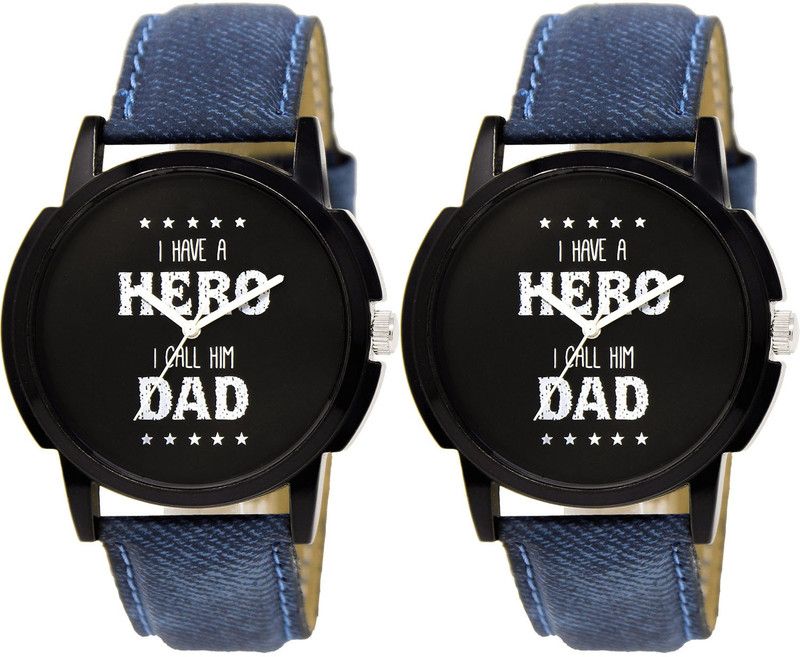 combo watch Analog Watch - For Girls New Party Wedding Analogue Blue Color Boys And Men Watch - BL46.7-BL46.7 (Combo Of 2 )