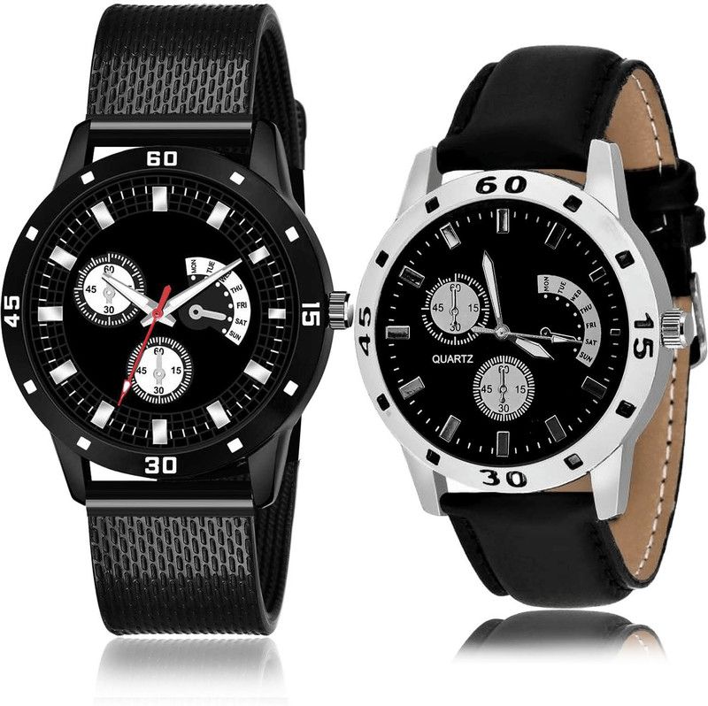 Analog Watch - For Men Classical Exclusive 2 Watch Combo For Boys And Men - BRM39-B58