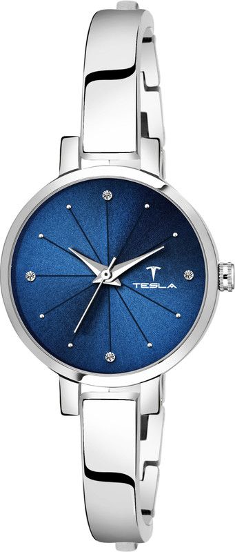 BRASS Analog Watch - For Girls Ladies Stylish & Sober Brass TL-LR-045-BLUE-CHAIN ANALOG WATCH