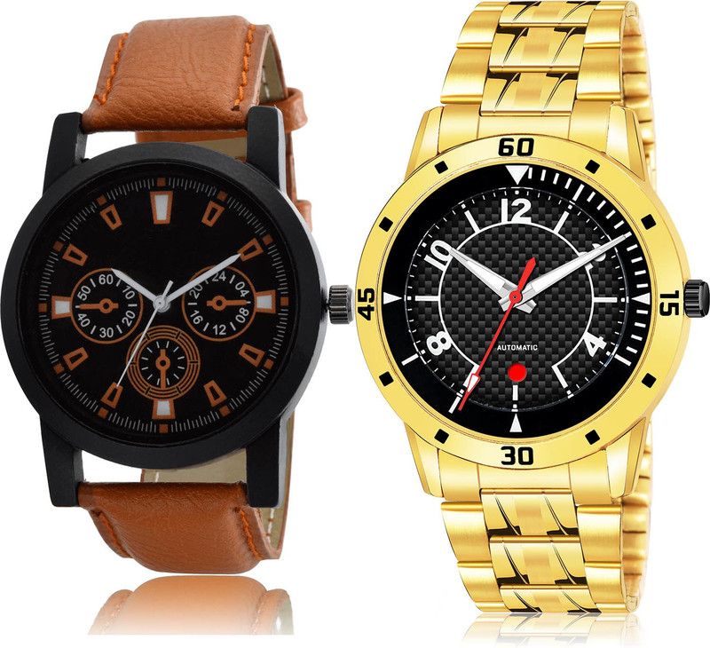Analog Watch - For Men Contemporary Designer 2 Watch Combo For Boys And Men - B31-(66-S-21)