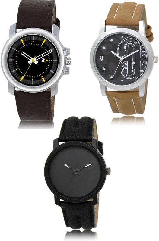 New latest Designer Combo of 3 Analog Watch - For Men 44-14-21