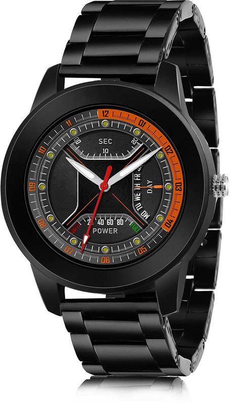 Analog Watch - For Boys Brand New Rich Black Chain Watch For Boys And Men - (56-S-20)