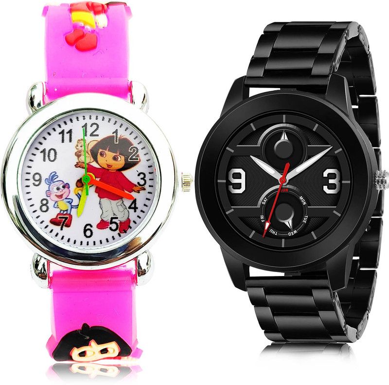 Analog Watch - For Boys Treading Gift 2 Watch Combo For Boys And Men - BK192-(28-S-20)