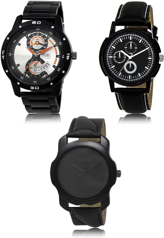 New latest Designer Combo of 3 Hybrid Smartwatch Watch - For Men 107-13-22