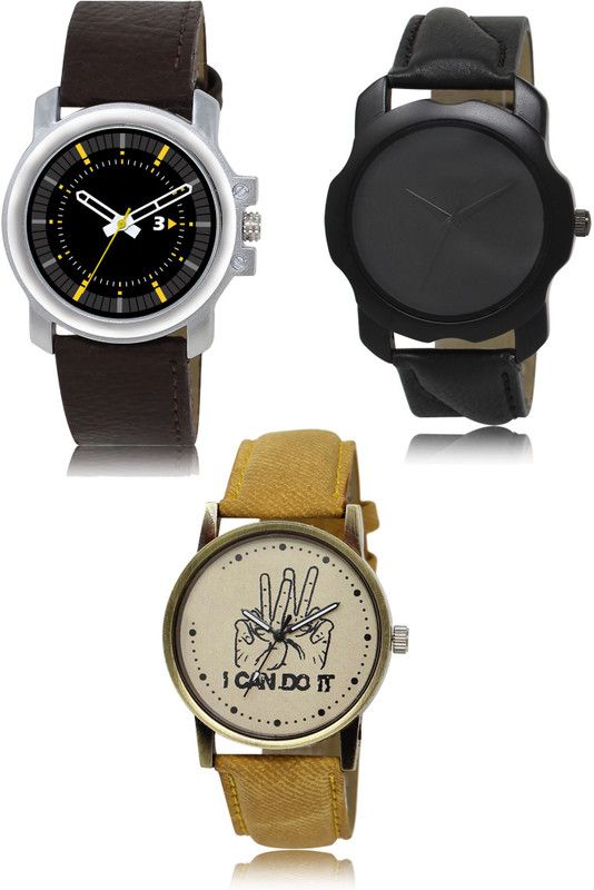 New latest Designer Combo of 3 Analog Watch - For Men 44-22-30
