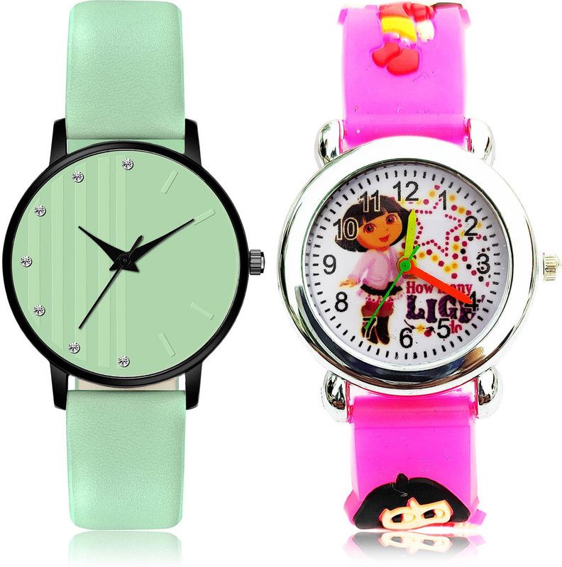 Analog Watch - For Girls Best Fashion 2 Watch Combo For Women And Girls - GM321-GC194