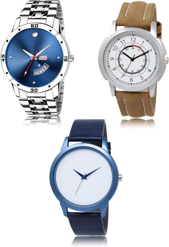 New latest Designer Combo of 3 Analog Watch - For Men LR105-LR17-LR33