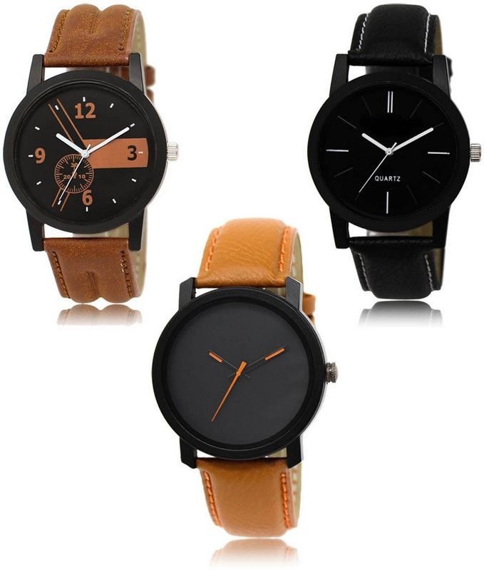 New latest Designer Combo of 3 Analog Watch - For Men LR-01-05-20
