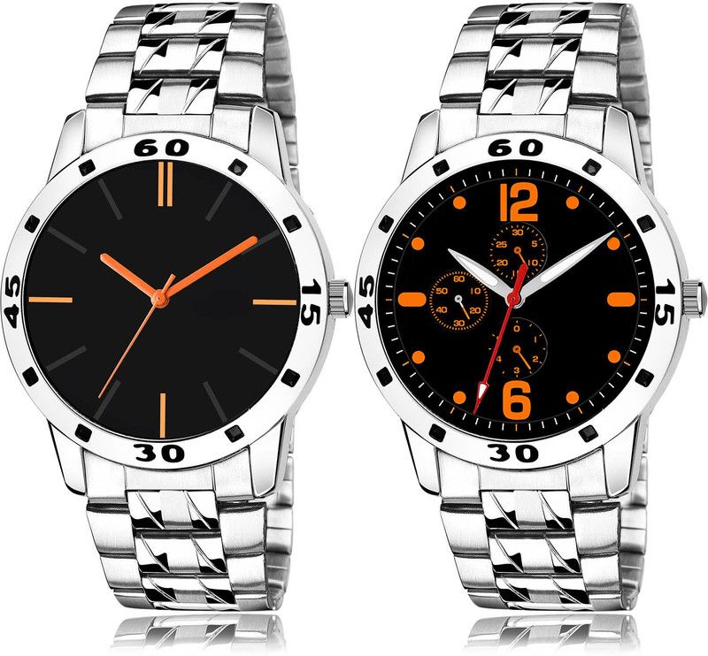 Analog Watch - For Men Brand New Quartz 2 Watch Combo For Boys And Men - B977-(70-S-19)