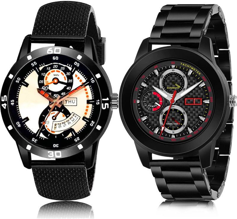 Analog Watch - For Men Treading Fashion 2 Watch Combo For Boys And Men - BL46.56-(60-S-20)